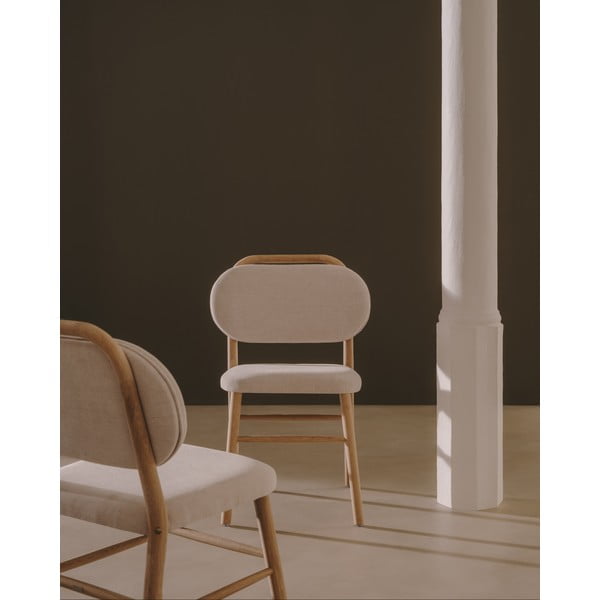 Béžové jídelní židle v sadě 2 ks Helda – Kave Home-image-2
