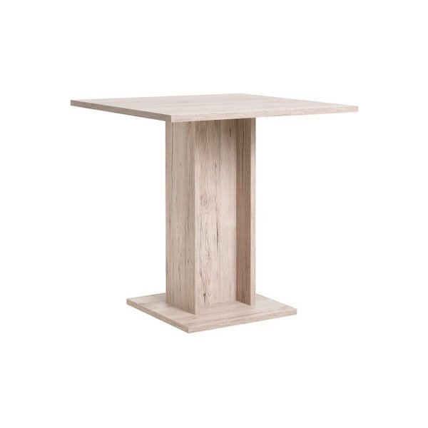 Jídelní stůl v dekoru dubového dřeva Intertrade Christina, 80 x 80 cm-image-2