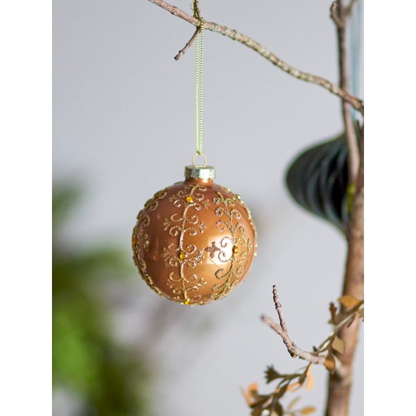 Skleněná vánoční koule ø 8 cm Ciri – Bloomingville-image-1