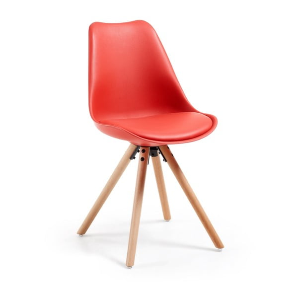 Červená židle La Forma Lars