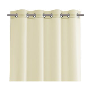 Světle žlutý závěs AmeliaHome Voile Eyelets, 140 x 270 cm