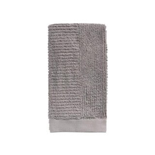 Šedohnědý bavlněný ručník 100x50 cm Classic - Zone