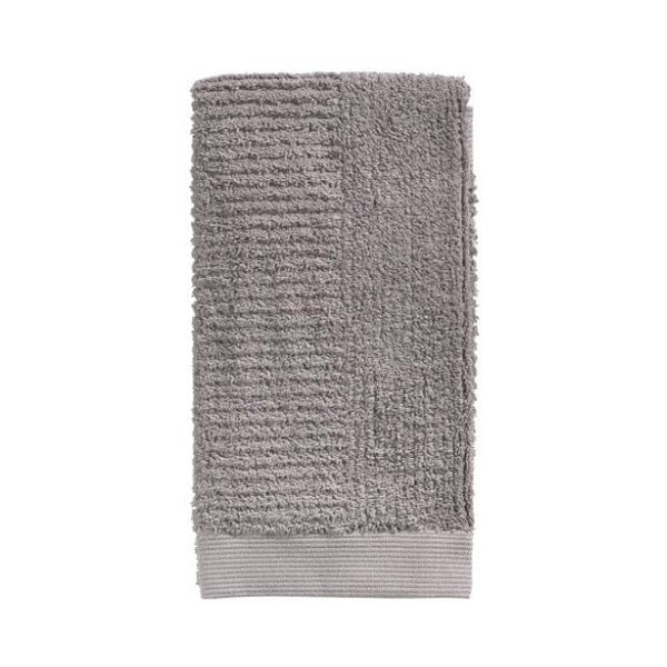 Šedohnědý bavlněný ručník 100x50 cm Classic - Zone