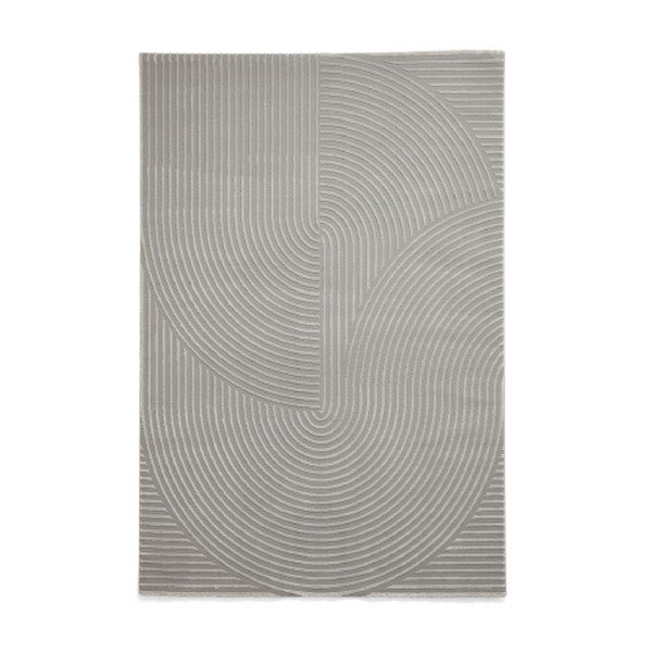 Světle šedý pratelný koberec z recyklovaných vláken 120x170 cm Flores – Think Rugs