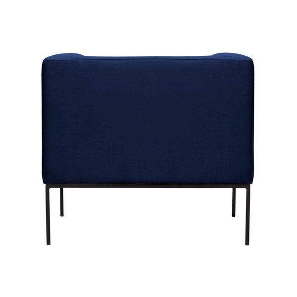 Tmavě modré sametové křeslo Windsor & Co Sofas Neptune-image-4