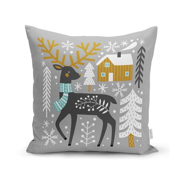 Povlak na polštář s vánočním motivem 43x43 cm – Mila Home