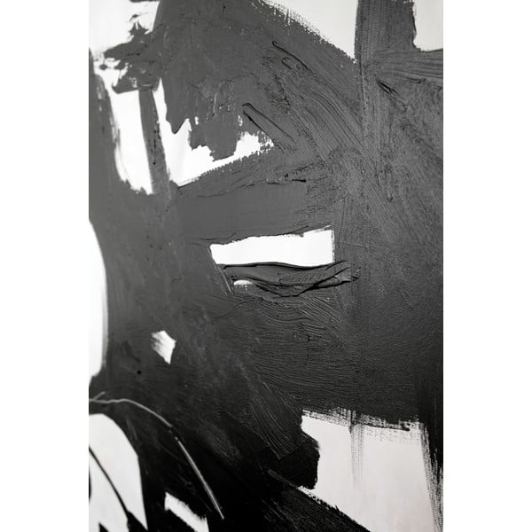 Ručně malovaný obraz 100x100 cm Playblack 1 – Malerifabrikken-image-2