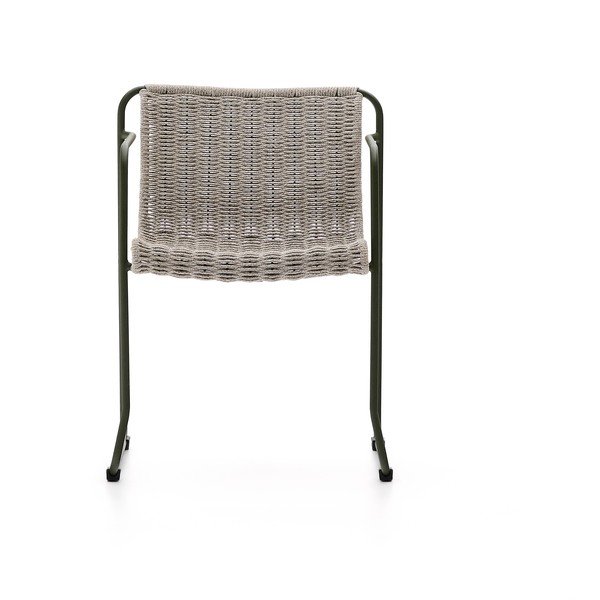 Šedozelená kovová zahradní židle Maurina – Kave Home-image-2