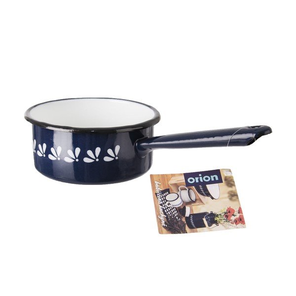 Modrý smaltovaný rendlík Orion, 0,6 l-image-3