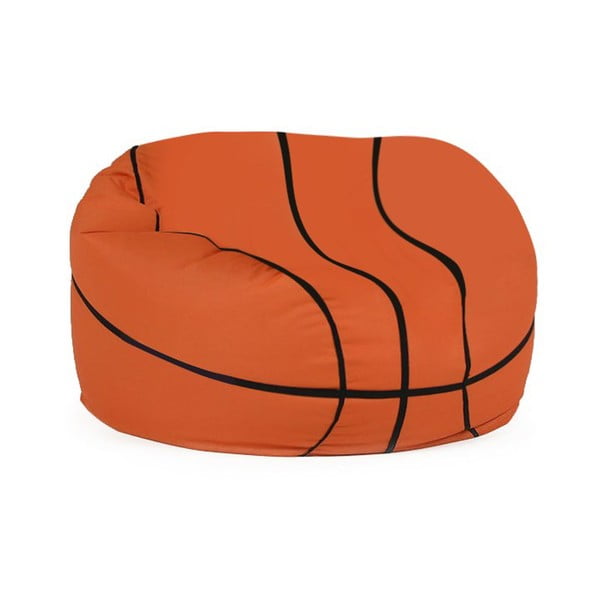 Oranžový dětský sedací vak Basketball – Floriane Garden