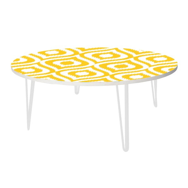 Kávový stolek Yellow Retro