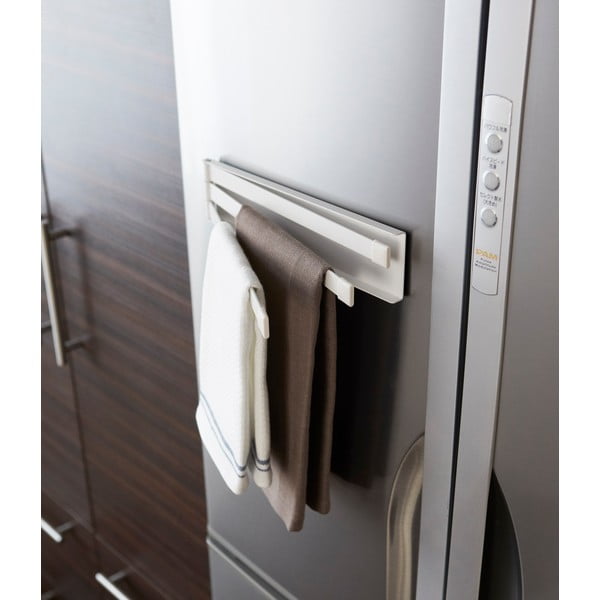 Bílý magnetický výklopný držák utěrek YAMAZAKI Tower-image-3