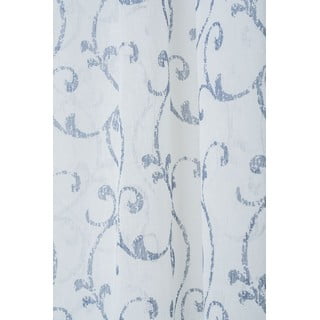 Modro-bílá záclona 300x260 cm Fiesta – Mendola Fabrics