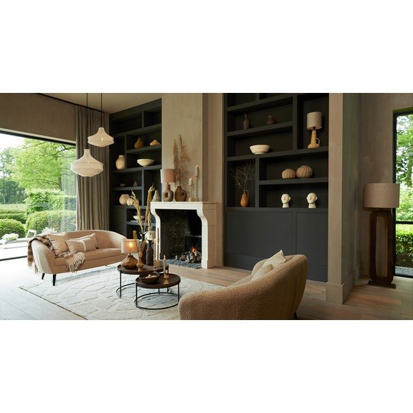 Krémové stínidlo ø 50 cm Viggo – Light & Living-image-3