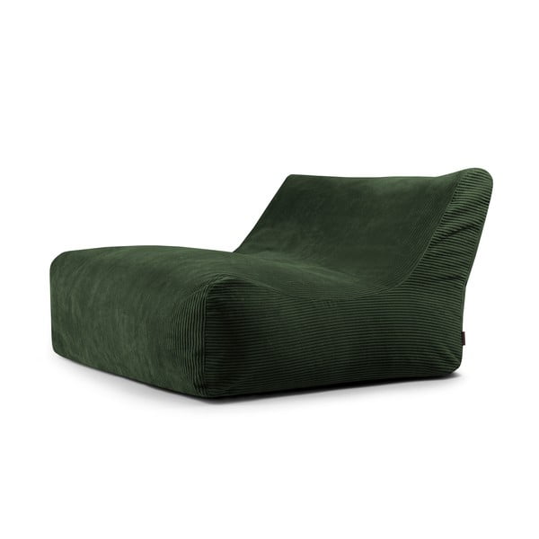 Zelený manšestrový sedací vak Sofa Lounge – SLOWDOWN