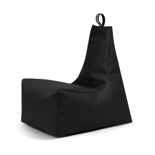 Černý sedací vak z imitace kůže Icy XL – So Soft?