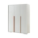 Bílá dětská šatní skříň 146x195 cm London – Vipack