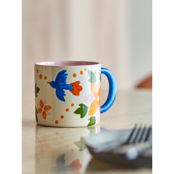 Černé/béžové keramické hrnky v sadě 2 ks 300 ml Maricala – Bloomingville-image-3