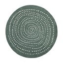 Zelený oboustranný venkovní koberec NORTHRUGS Bali, Ø 140 cm