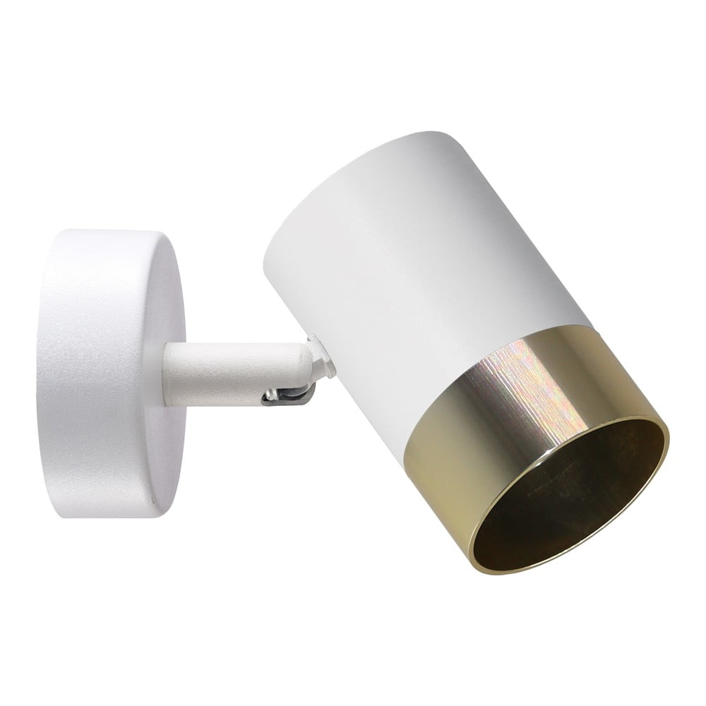 Nástěnné svítidlo v bílo-zlaté barvě Tobi – Candellux Lighting