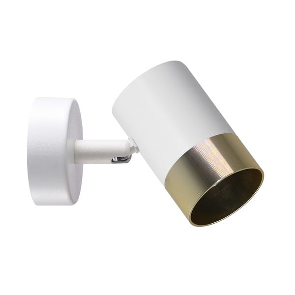 Nástěnné svítidlo v bílo-zlaté barvě Tobi – Candellux Lighting