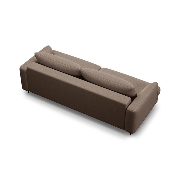 Taupe rozkládací/s úložným prostorem pohovka 233 cm Naomi – Micadoni -image-2