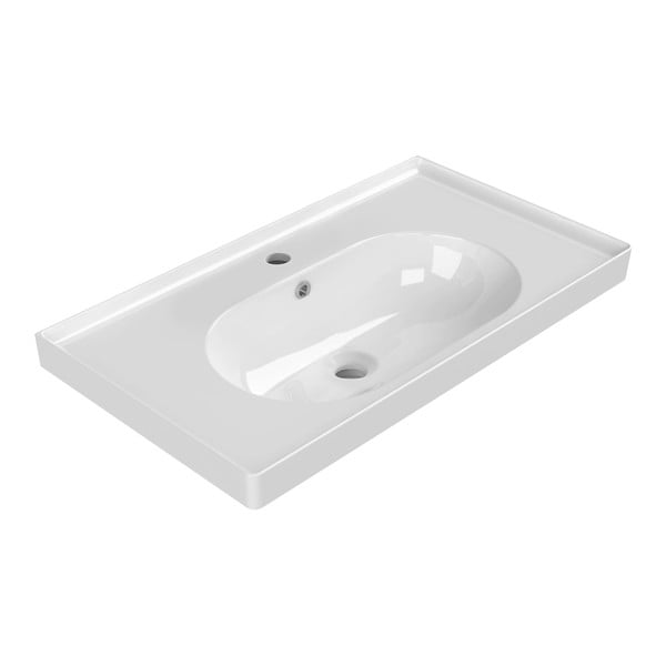 Bílé keramické umyvadlo 80x45 cm Brand – Sapho
