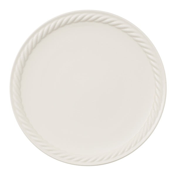 Bílý porcelánový talíř na pizzu Villeroy & Boch Montauk, ⌀ 32 cm