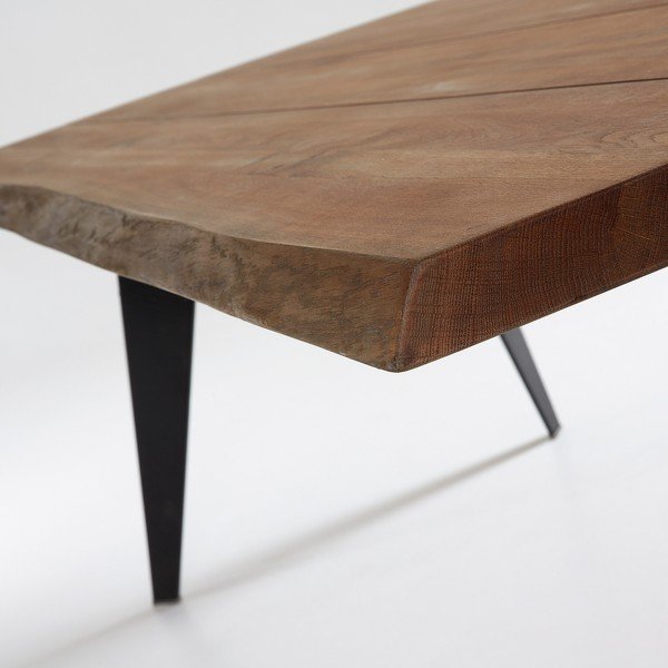 Jídelní stůl s deskou v dubovém dekoru 100x180 cm Koda – Kave Home-image-2