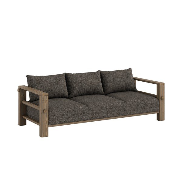 Tmavě šedá pohovka 225 cm Bare – Karup