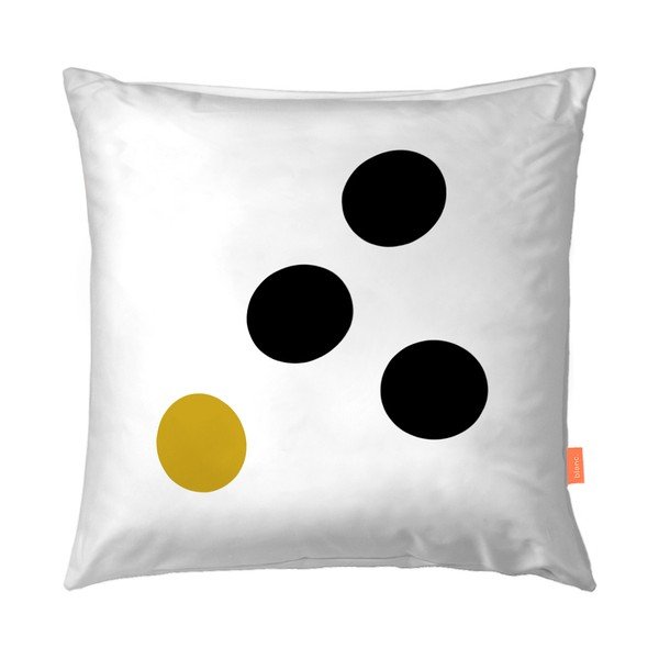 Sada 2 bavlněných povlaků na polštář Blanc Mustard-image-3