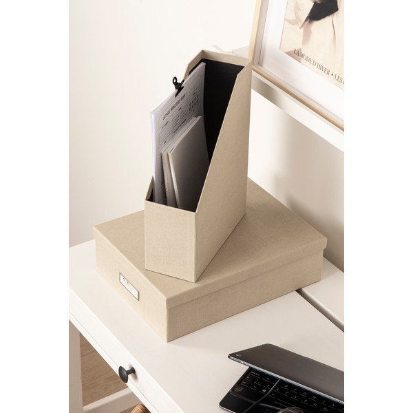 Kartonové organizéry na dokumenty v sadě 5 ks Holger – Bigso Box of Sweden-image-1