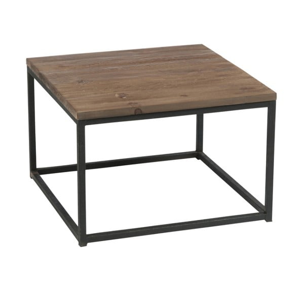 Příruční stolek z recyklovaného dřeva J-Line Dranno, 60 x 40 cm