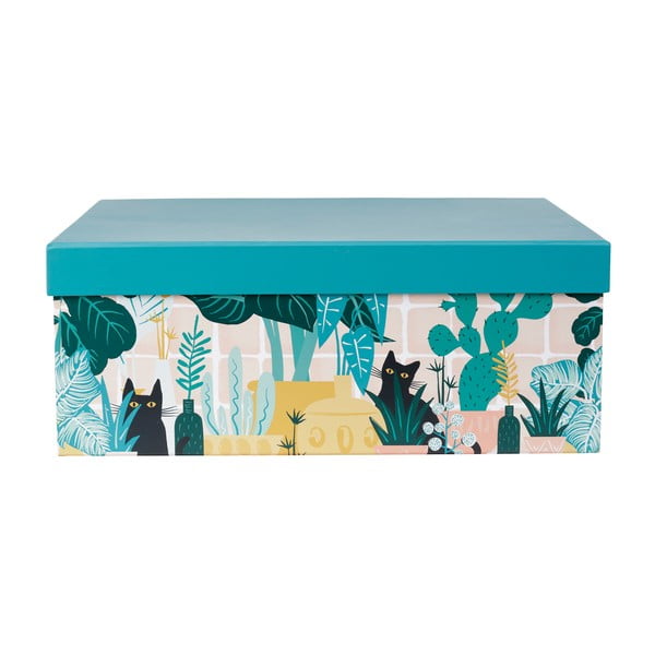 Dekorativní kartonové úložné boxy s víkem v sadě 9 ks Chamouflage – Jardin d'Ulysse-image-4