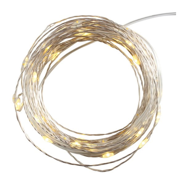 Světelný LED řetěz ve stříbrné barvě Opjet Paris Argente, délka 6 m