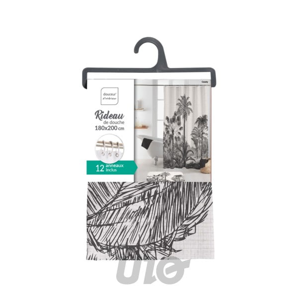 Sprchový závěs 180x200 cm Cocoty – douceur d'intérieur-image-2