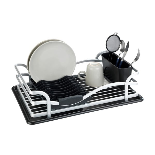 Černý odkapávač na nádobí Wenko Drip Aluminium-image-2