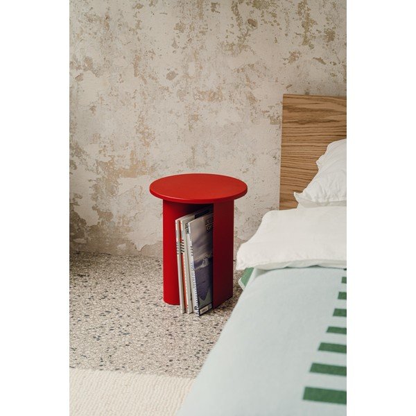 Kovový kulatý odkládací stolek ø 35 cm Sato – noo.ma-image-1