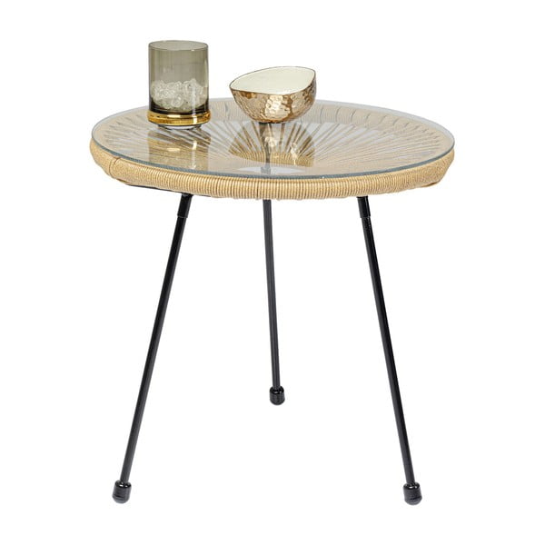 Odkládací stolek Kare Design Acapulco Nature, ø 50 cm-image-1