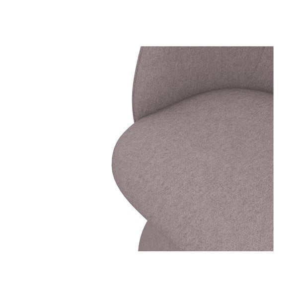 Čalouněné jídelní křeslo v levandulové barvě Maia – Makamii-image-4