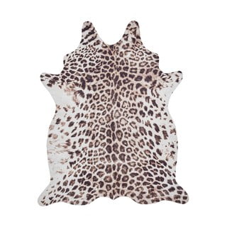 Hnědý/béžový koberec 155x130 cm Faux Leopard - Think Rugs