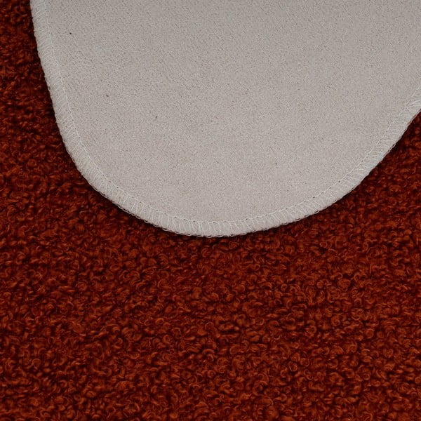 Vínová syntetická kožešina 60x90 cm Sherpa – Casa Selección-image-2
