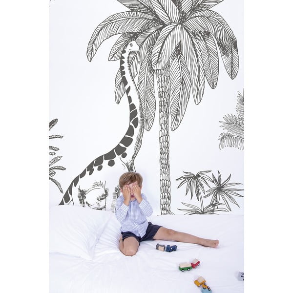 Dětská tapeta 400 cm x 248 cm Jurassic Period – Lilipinso-image-1