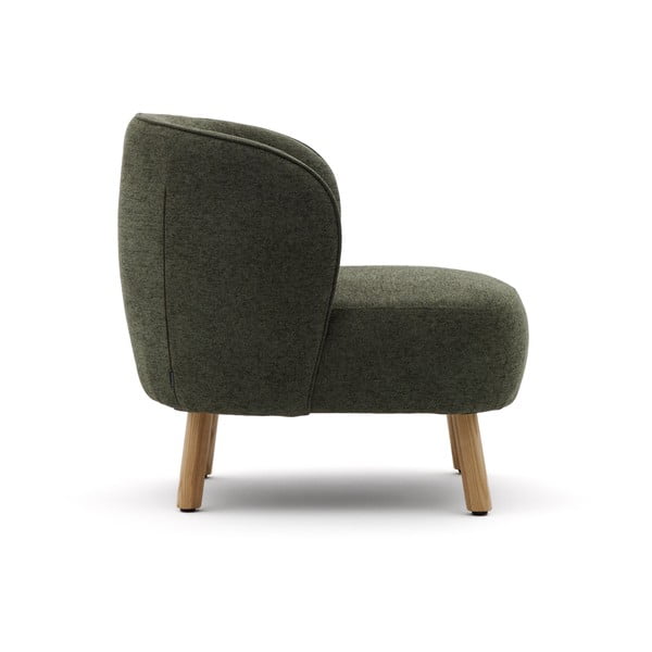 Zelené žinylkové křeslo Ulit – Kave Home-image-3