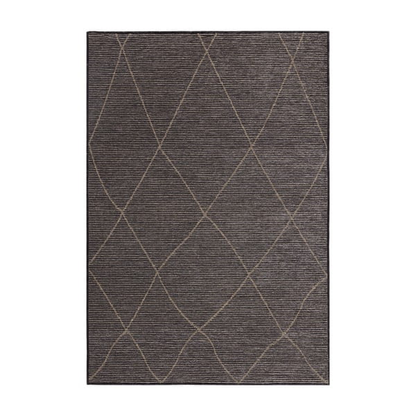 Tmavě šedý koberec s příměsí juty 120x170 cm Mulberrry – Asiatic Carpets