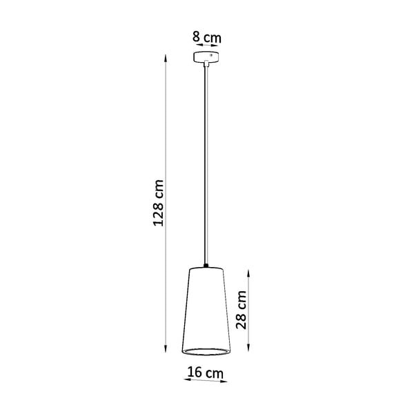 Bílé keramické závěsné svítidlo Sollux Armica-image-4