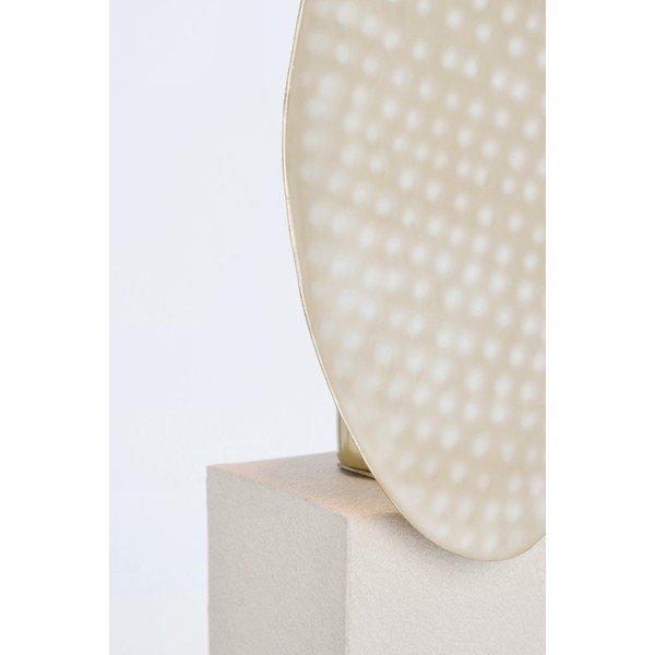 Béžová kovová stolní lampa s kovovým stínidlem (výška 46 cm) Neev – Bizzotto-image-2