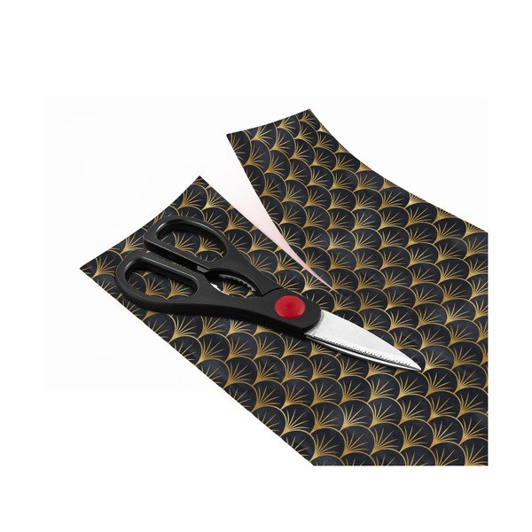 Dekorativní tapeta na nábytek v černo-zlaté barvě Ambiance Youlika-image-2