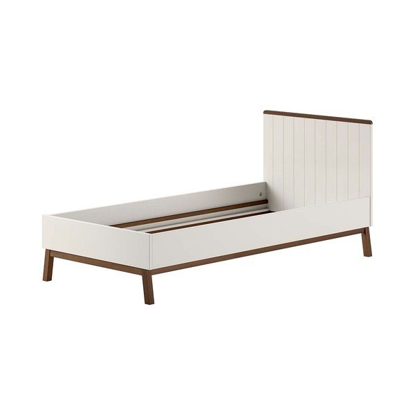 Béžová dětská postel z borovicového dřeva bez roštu 90x200 cm Sezane – Vipack