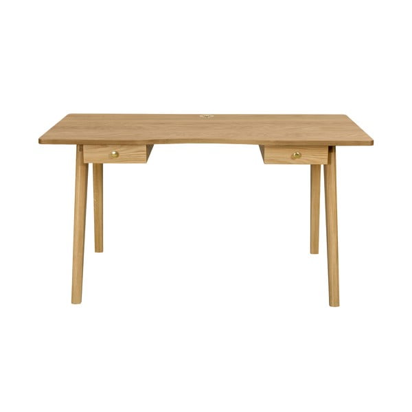 Pracovní stůl v dekoru dubu 70x140 cm Nice – Woodman